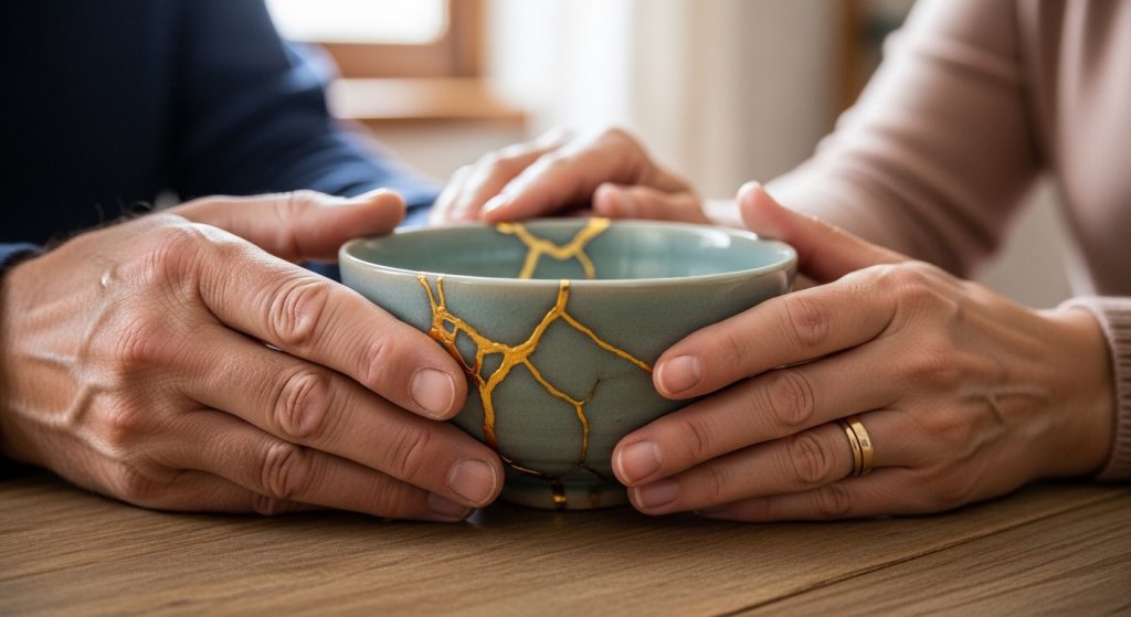 El arte de la Reconciliación Saludable después de una crisis de mediana edad